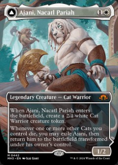 Ajani, Nacatl Pariah // Ajani, Nacatl Avenger Modern Horizons 3 Alternate Art
